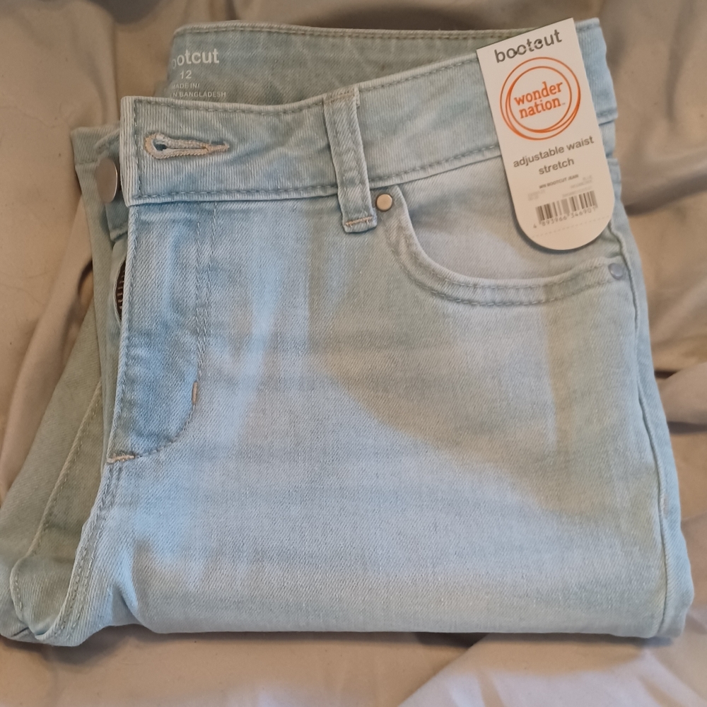 Wonder Nation Girls size 12 Bootcut Jean's